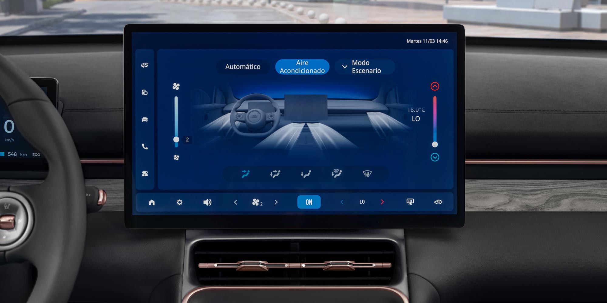 Pantalla táctil LCD Chevrolet Captiva Híbrida