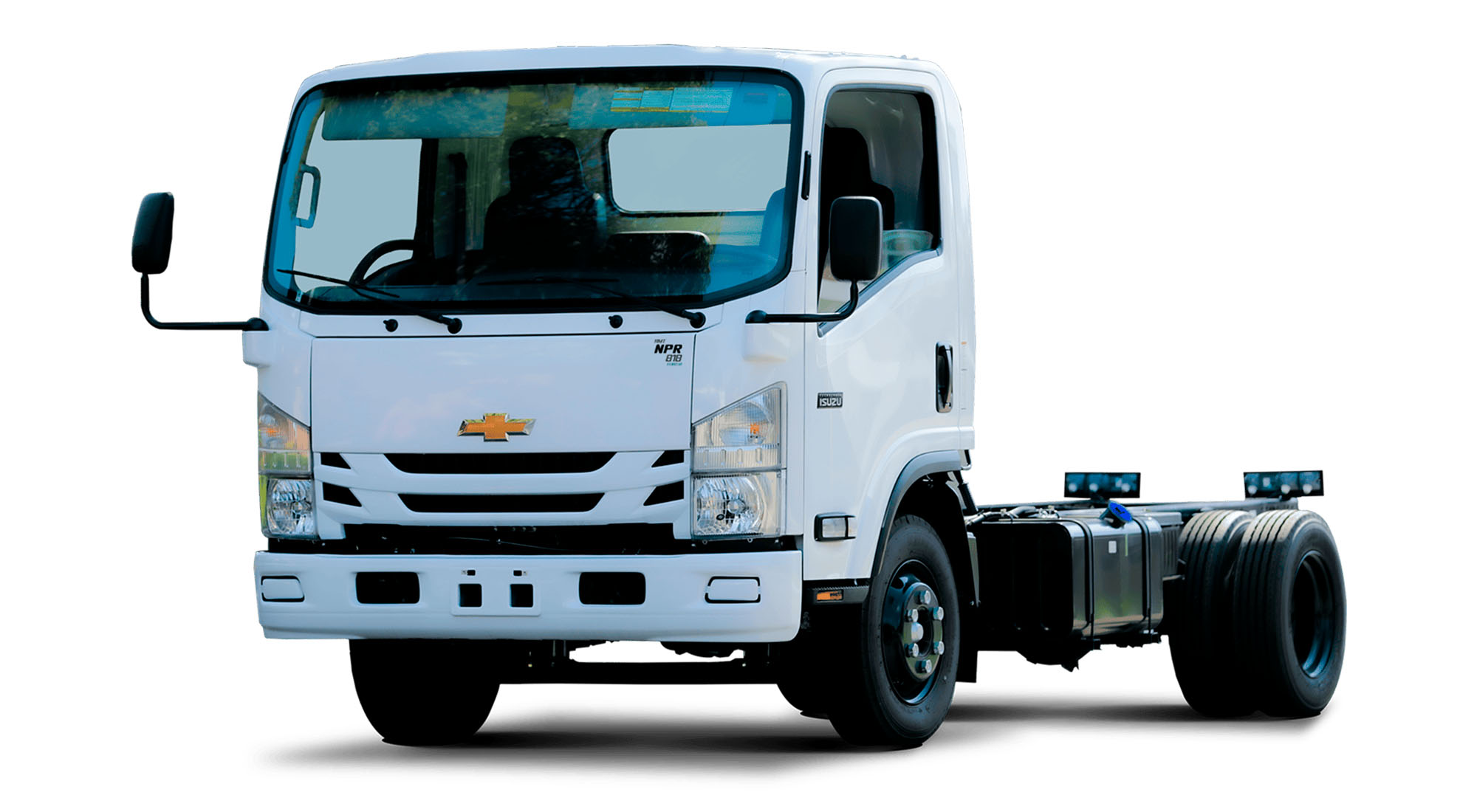 Camión Chevrolet NPR 818 AMT color blanco